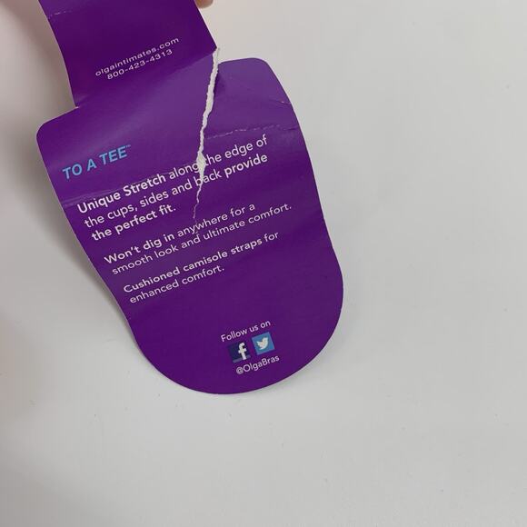 New Olga To A Tee Push Up T-Shirt Bra Sz 40D Womens Neon Cheetah Print Plus NWT - Picture 4 of 5